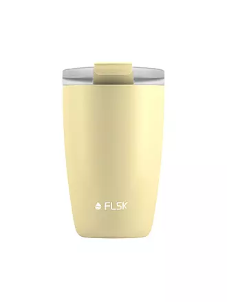 FLSK | Isolierbecher - Thermosbecher CUP Coffee to go-Becher 0,35l Lemon | 